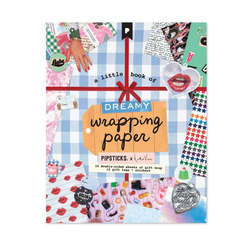 Pipsticks - Haricot Vert Dreamy Wrapping Paper Book