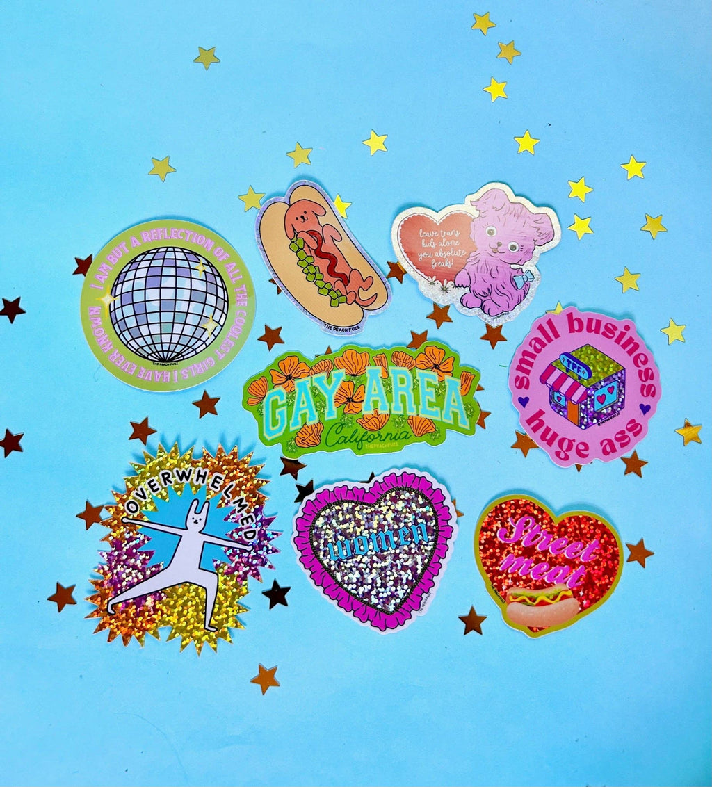 Small Business, Huge Ass Glitter Sticker