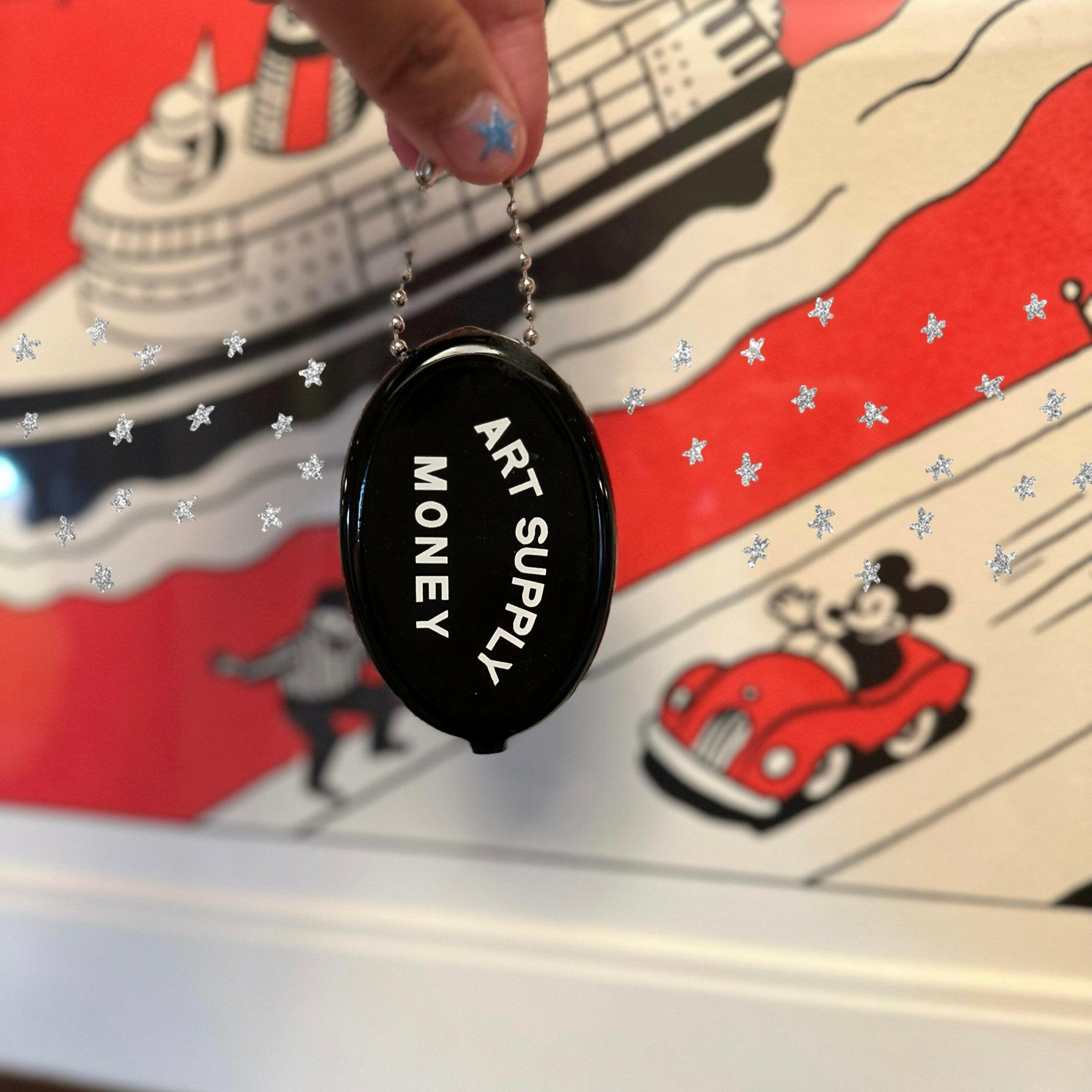 Art Supply Money Coin Pouch.