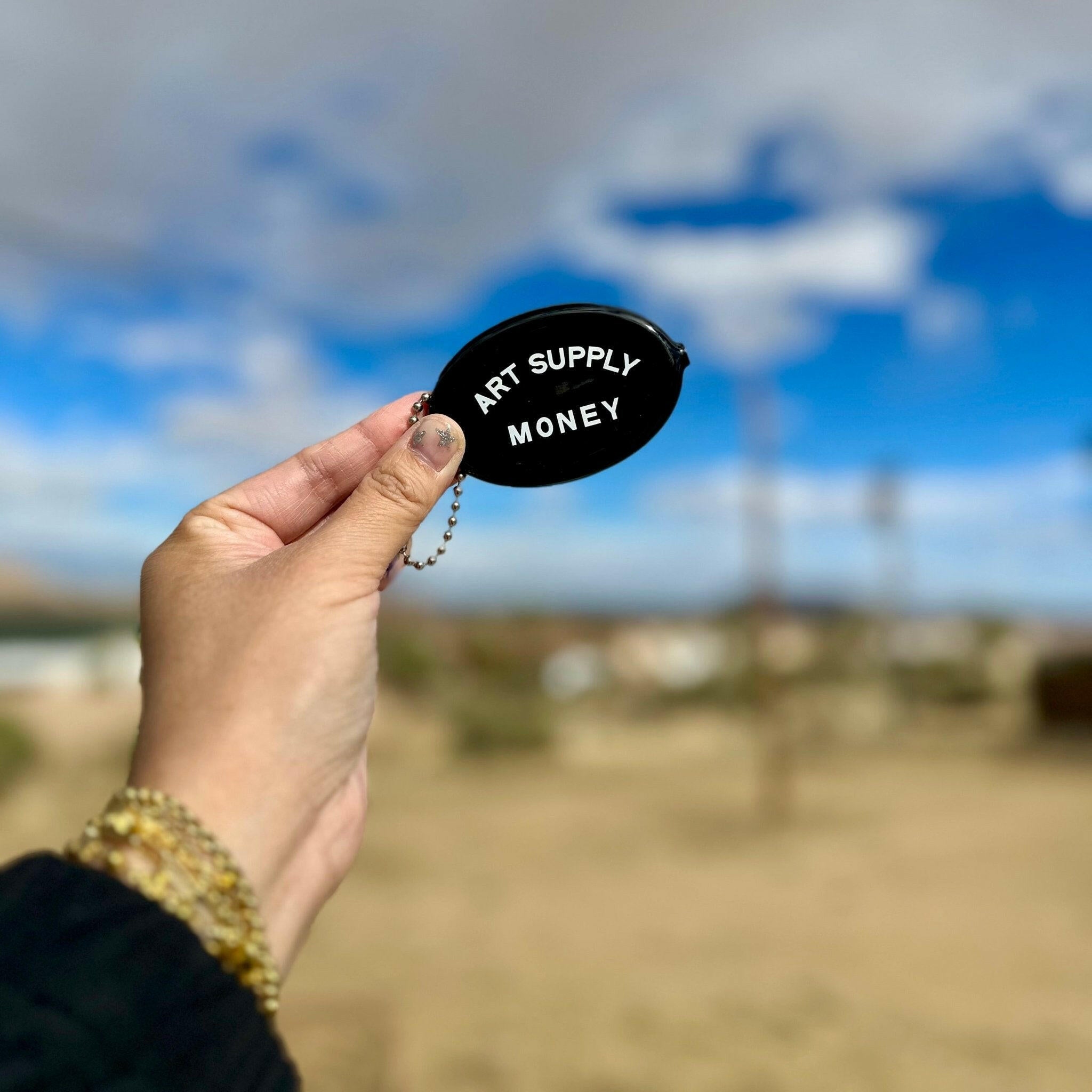 Art Supply Money Coin Pouch.