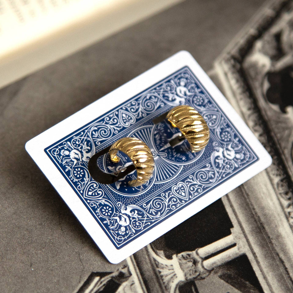 Mystery Pair! Vintage Gold Hoops by Kindred Objects