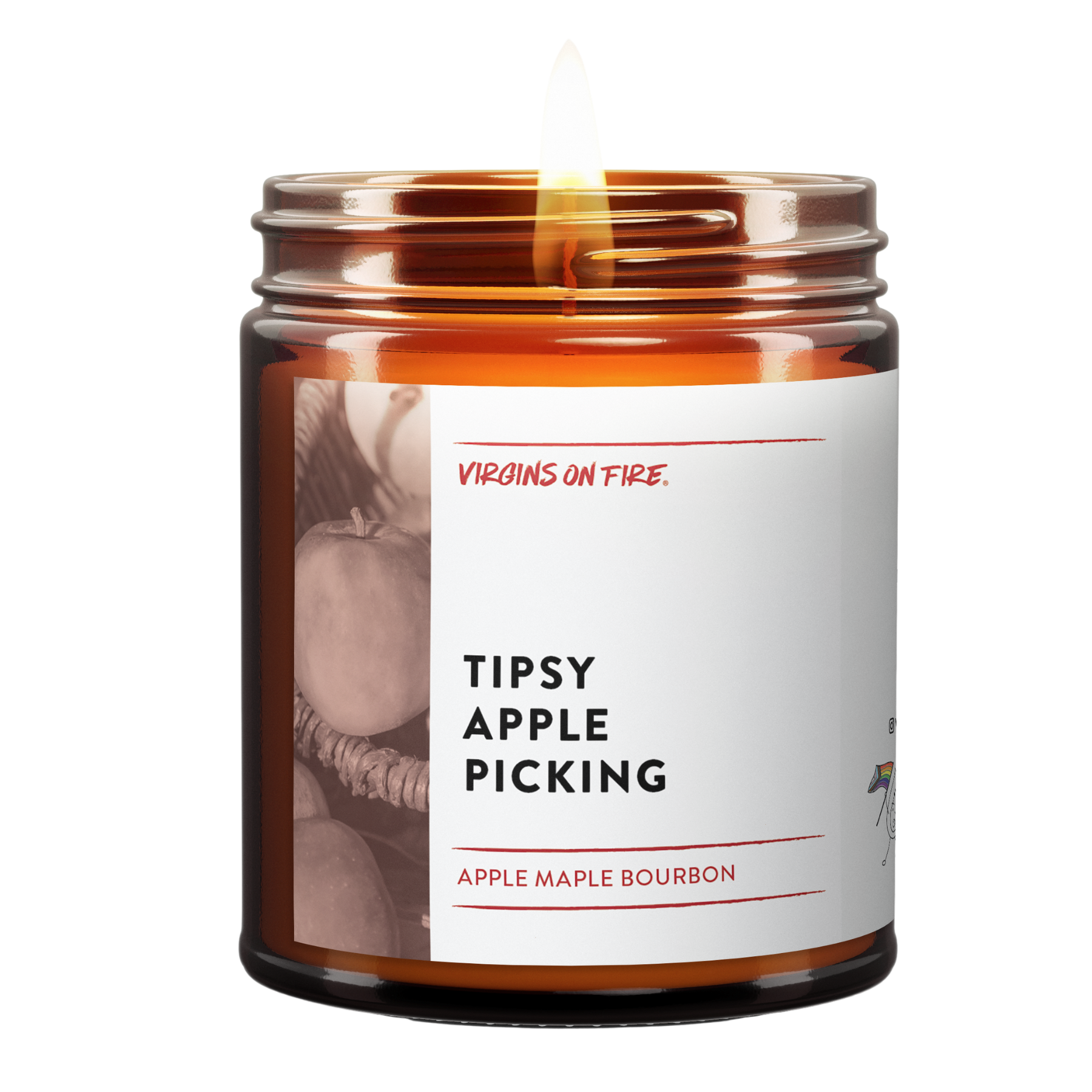 TIPSY APPLE PICKING (Whiskey & Apple) 🍎 Scented Candle