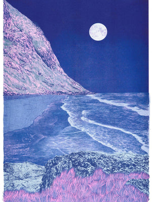 Blue Euphoria Art Print by Manon Diemer - Ruby's Old & New