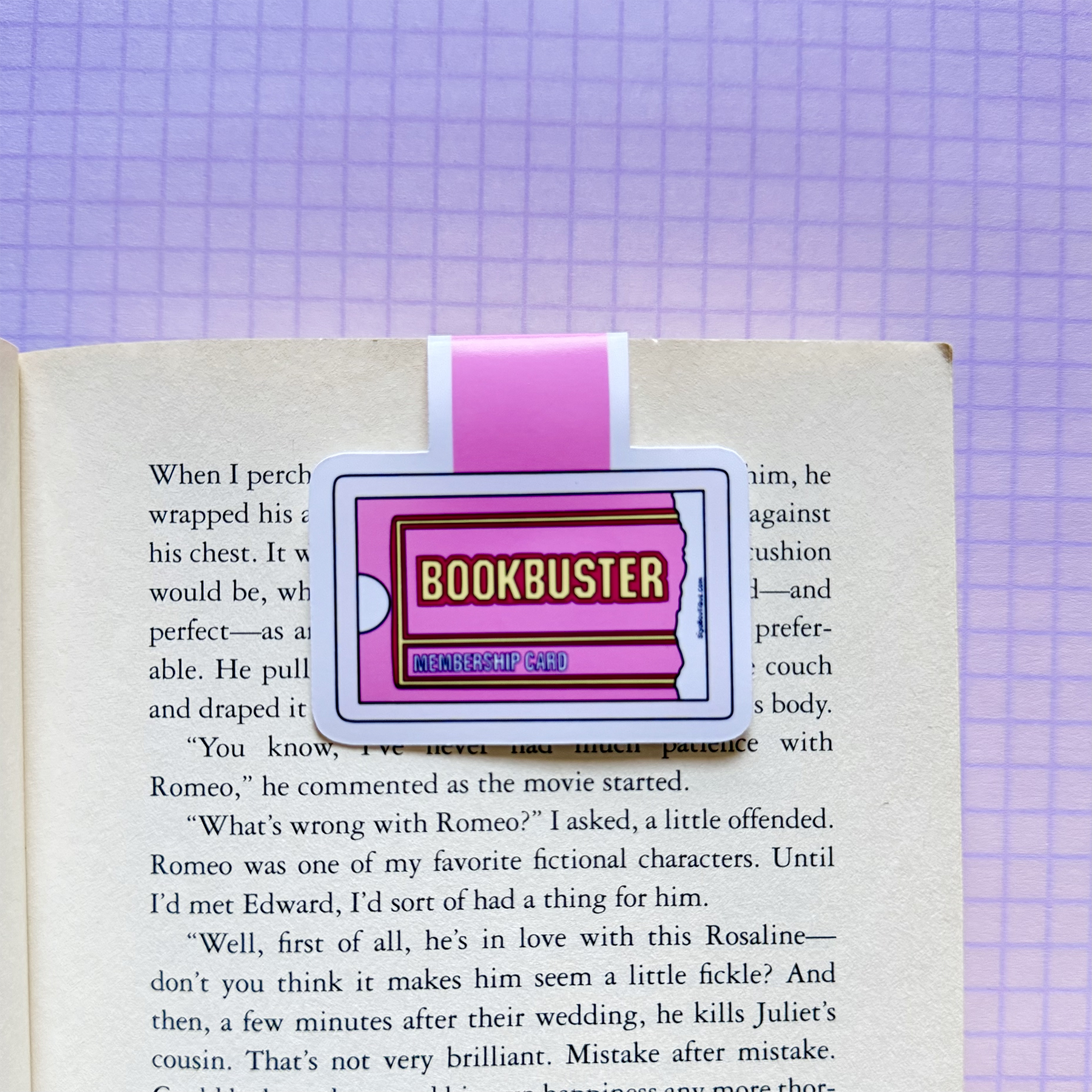 Bookbuster Magnetic Bookmark - Nostalgic 90s Bookmark by Siyo Boutique