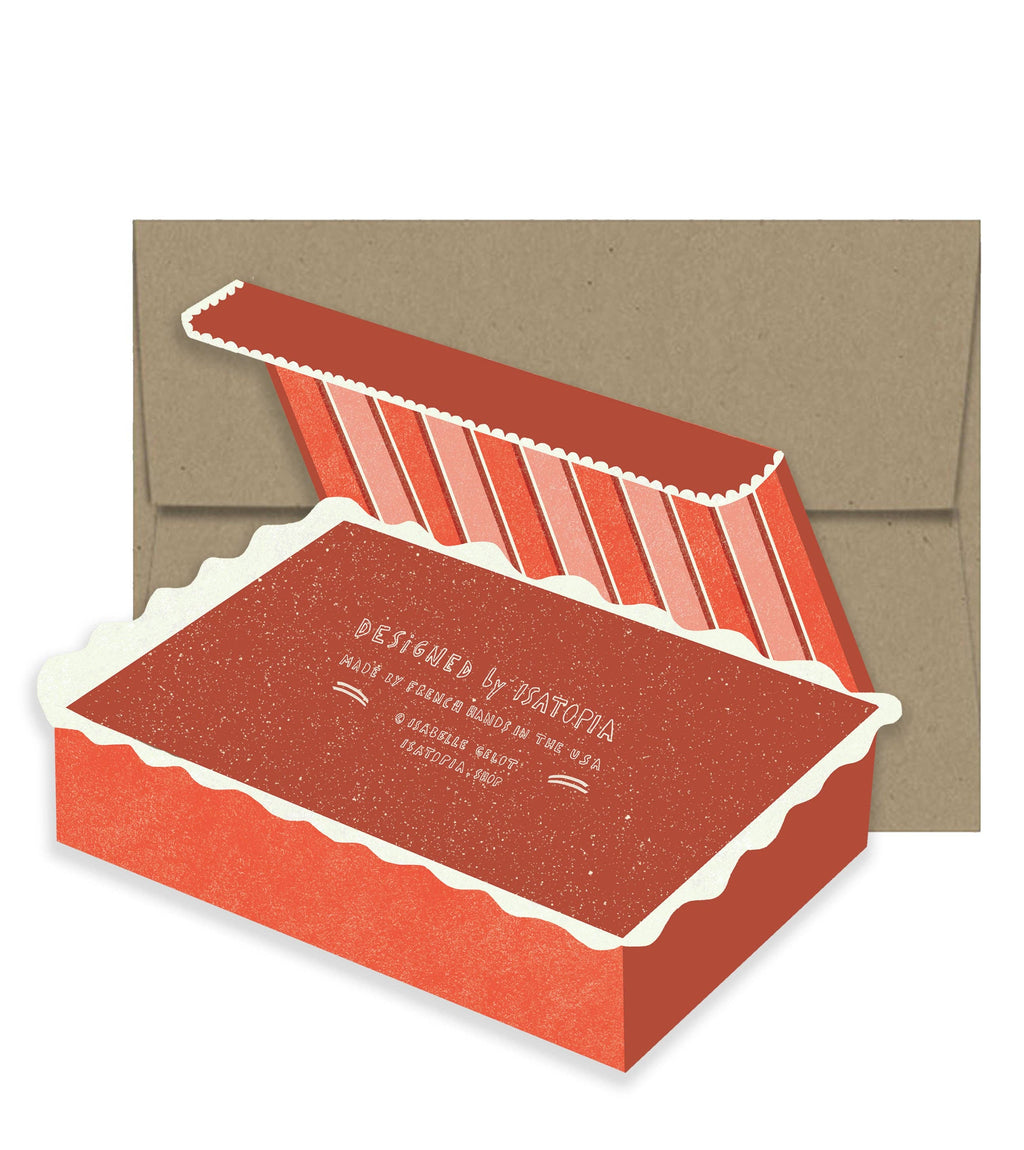 Merci Beacoup! Chocolate Box Thank You Card by Isatopia