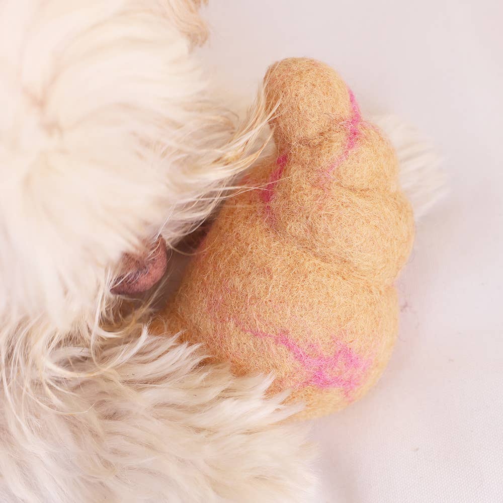 Croissant Dog Toy by Modern Beast
