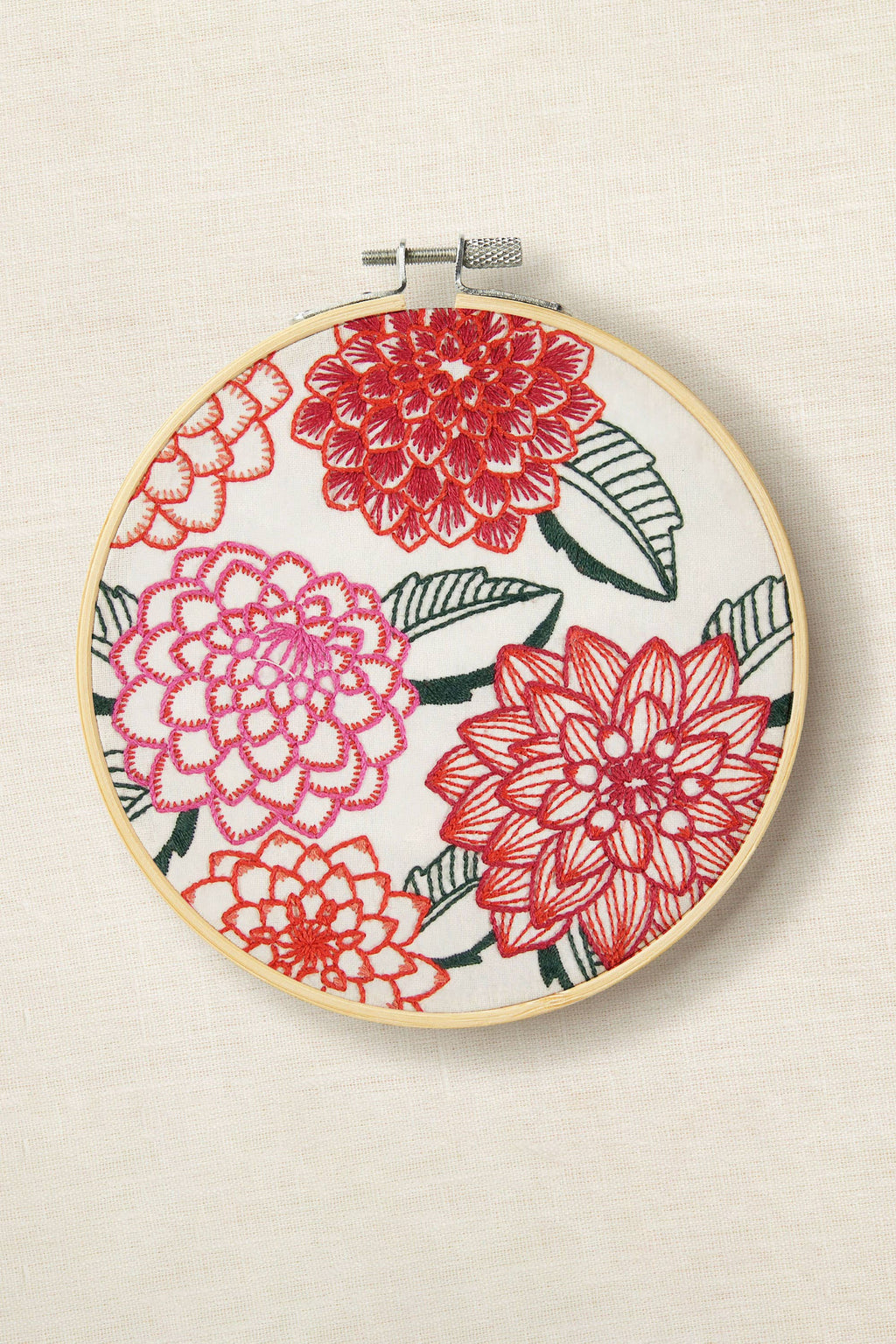 Modern Dahlia Bloom Embroidery Kit by DMC