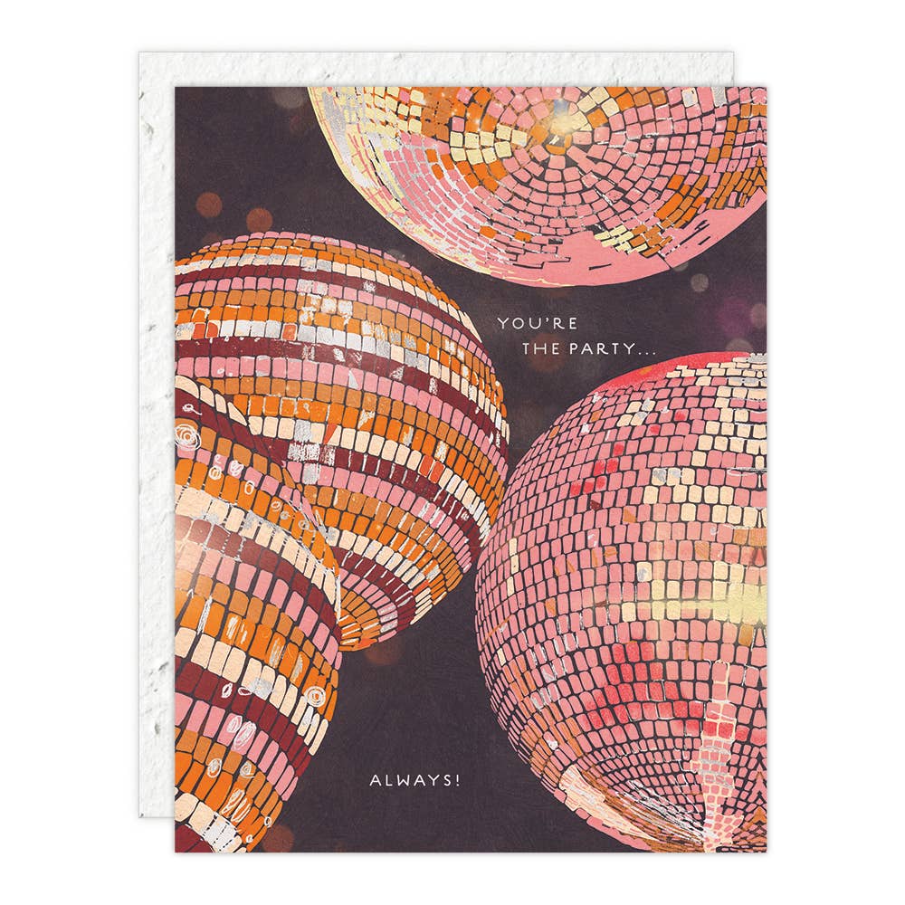 Disco You're the Party Card