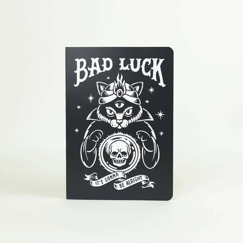 Cat Oracle Bad Luck Notebook.