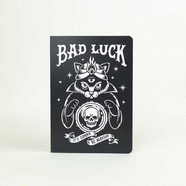 Cat Oracle Bad Luck Notebook - Ruby's Old & New