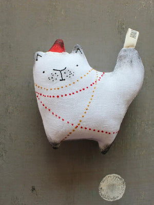 Christmas Cat Ornament - Ruby's Old & New