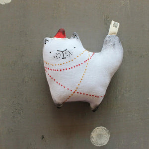 Christmas Cat Ornament.