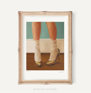 Clickety Clack High Heels Art Print.