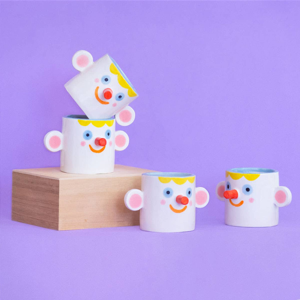 Happy Face / Ceramic Little Pot, Made in Portugal by Ana Seixas