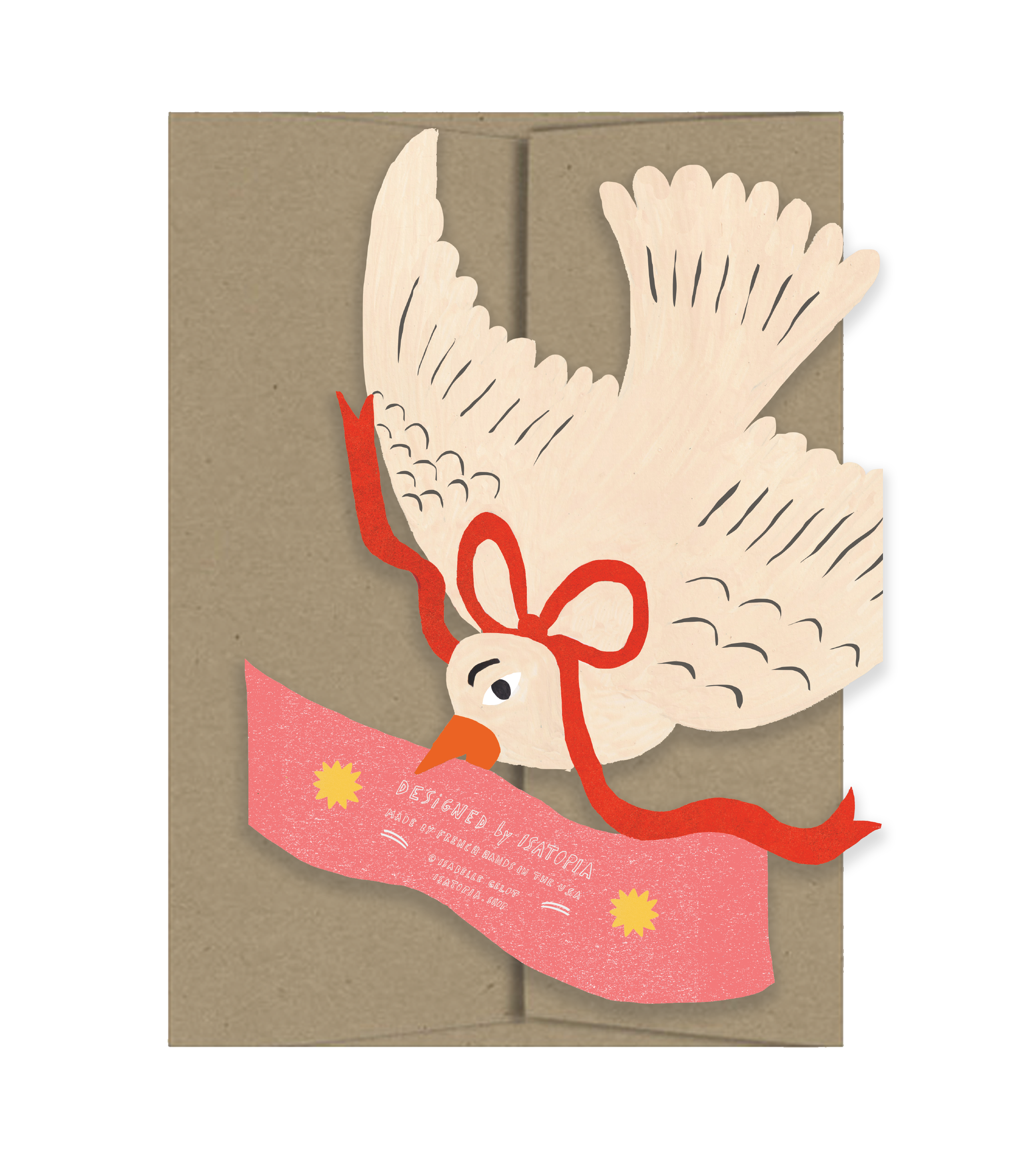 Love You Bird Greeting Card by Istatopia