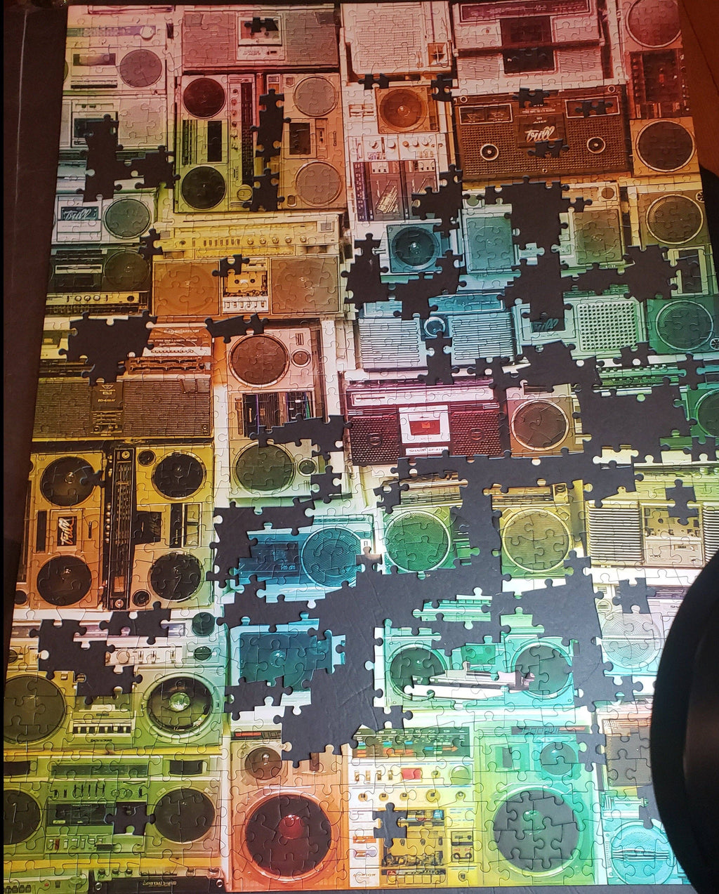 Vintage Boombox 1000 Piece Puzzle by Unified Pieces - DA BOOM