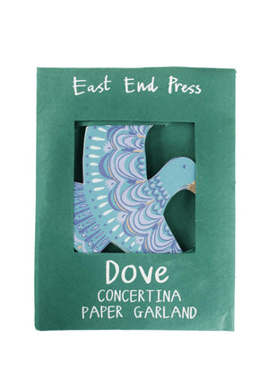 Dove Handmade Paper Garland.