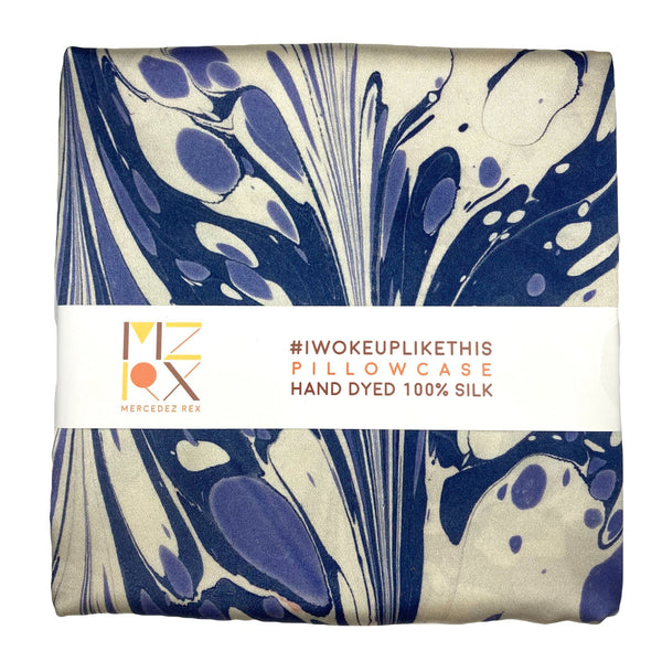 Dreamscape Silk Pillowcase - Hand-Marbled Luxury for Perfect Hair Days