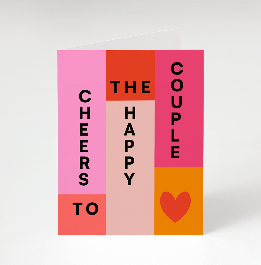 Happy Couple Greeting Card by Bon Femmes