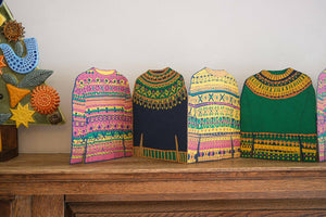 East End Press - Fairisle Sweaters Concertina Garland.