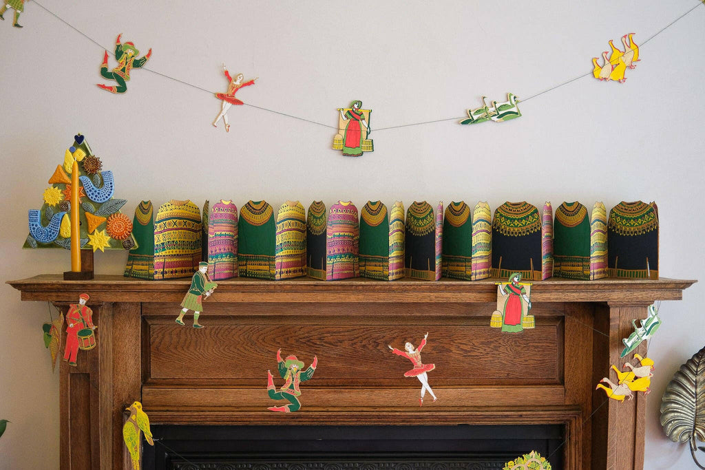 East End Press - Fairisle Sweaters Concertina Garland.