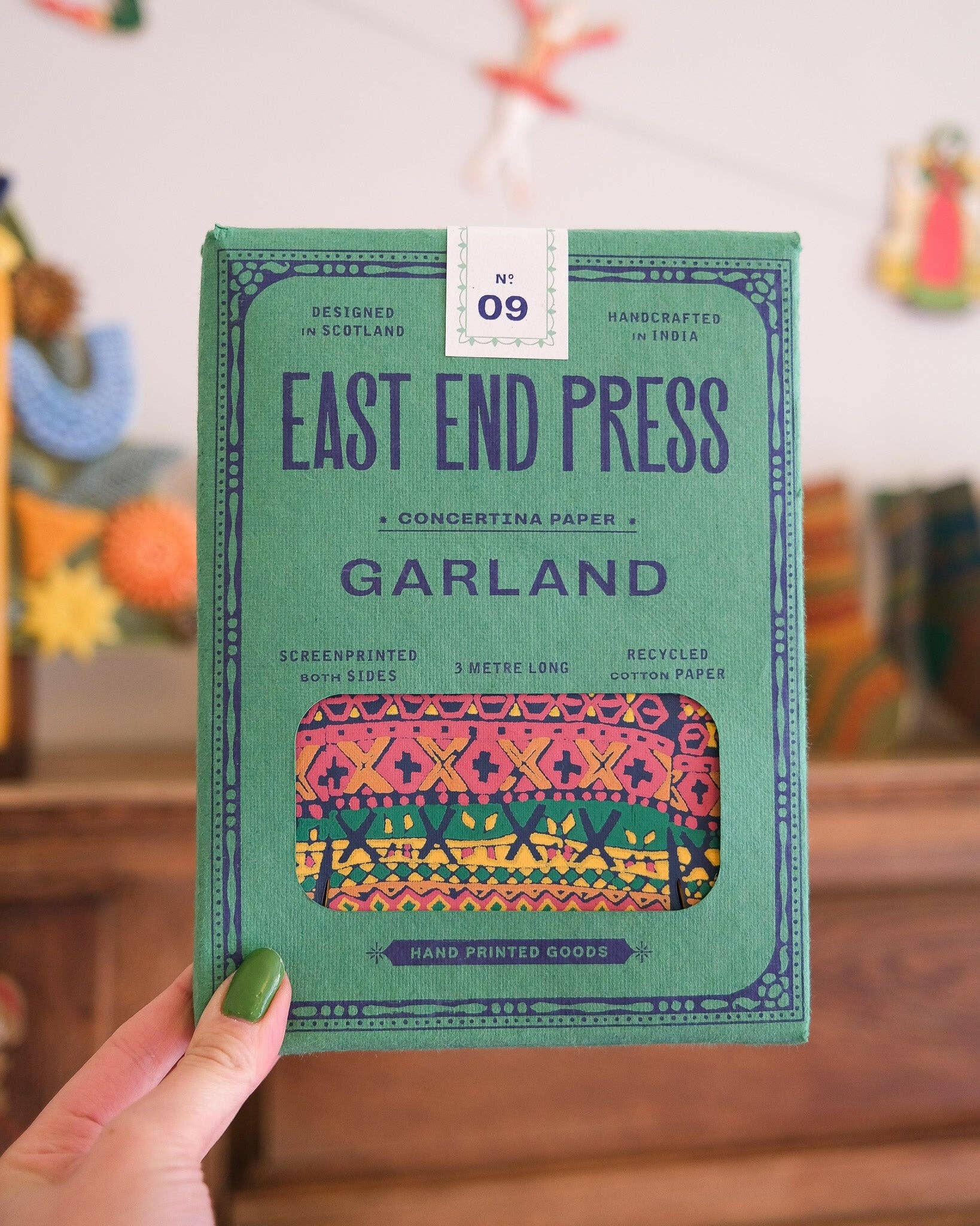 East End Press - Fairisle Sweaters Concertina Garland.