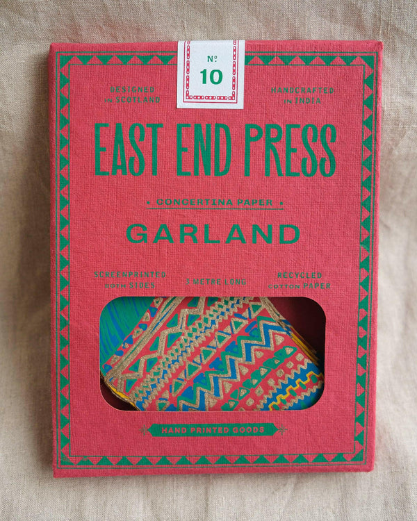 East End Press - Stockings Concertina Garland.