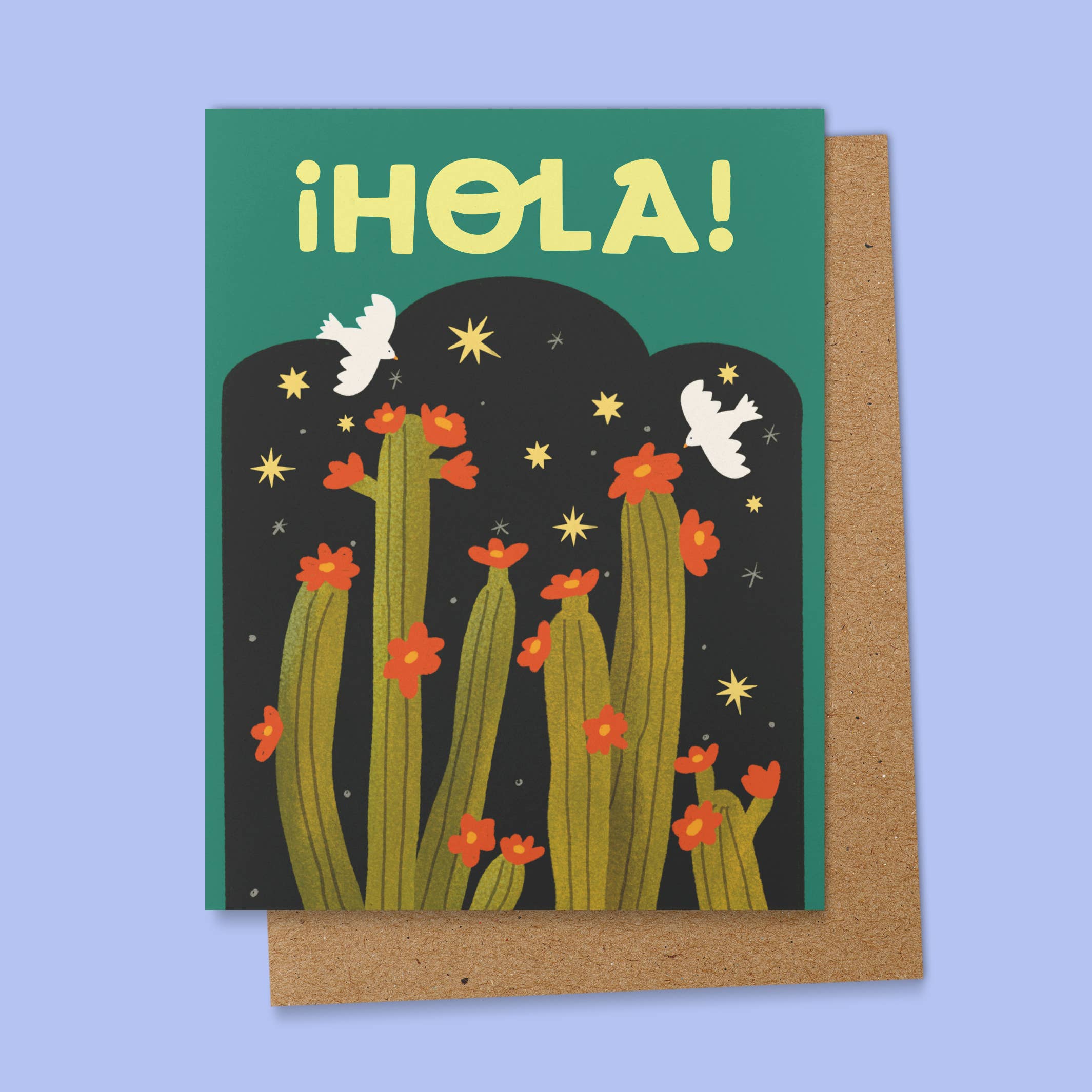 Hola! Greeting Card by Ana Peake
