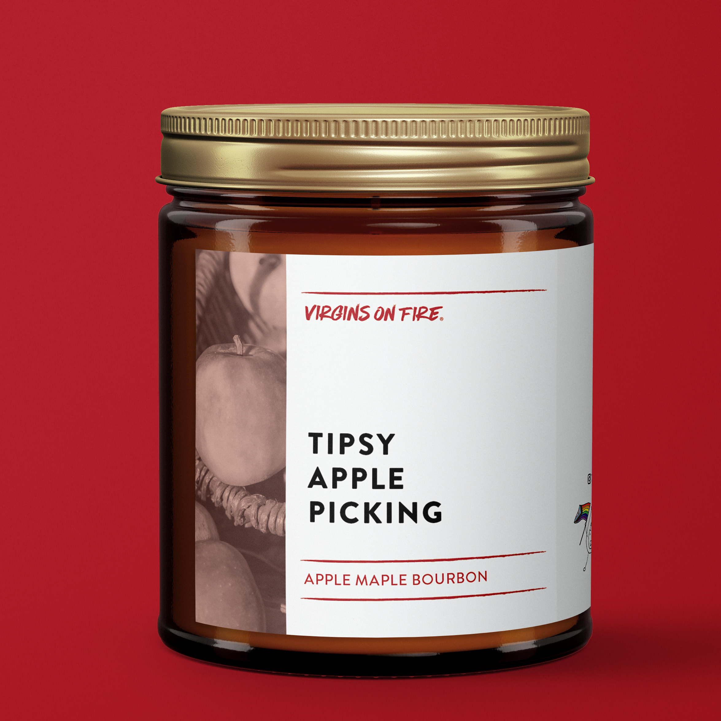 TIPSY APPLE PICKING (Whiskey & Apple) 🍎 Scented Candle
