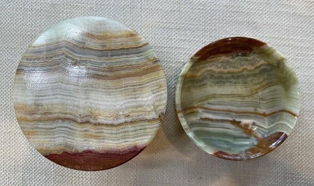 Edna Hibel Vintage Marble Trinket Box
