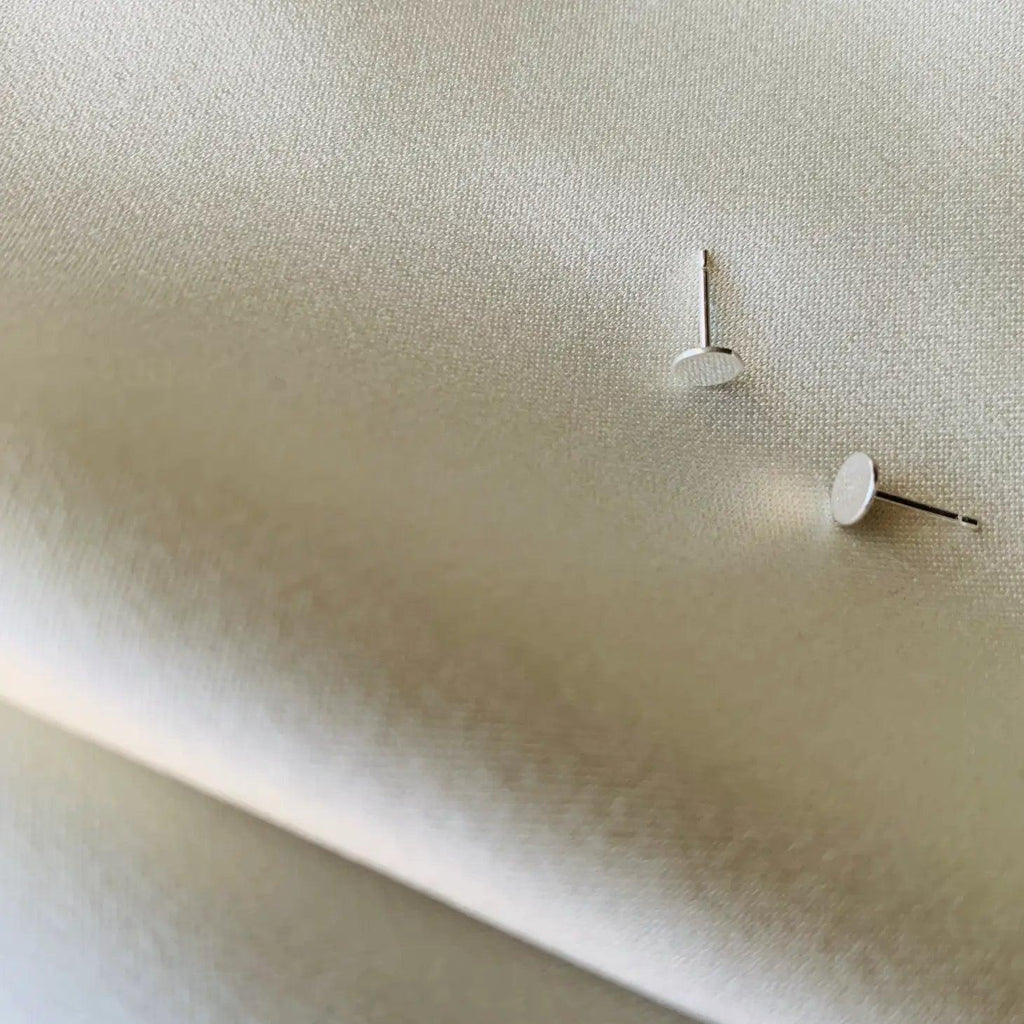 Effortless Elegance: Handcrafted Disc Earrings by Points Jewelry.