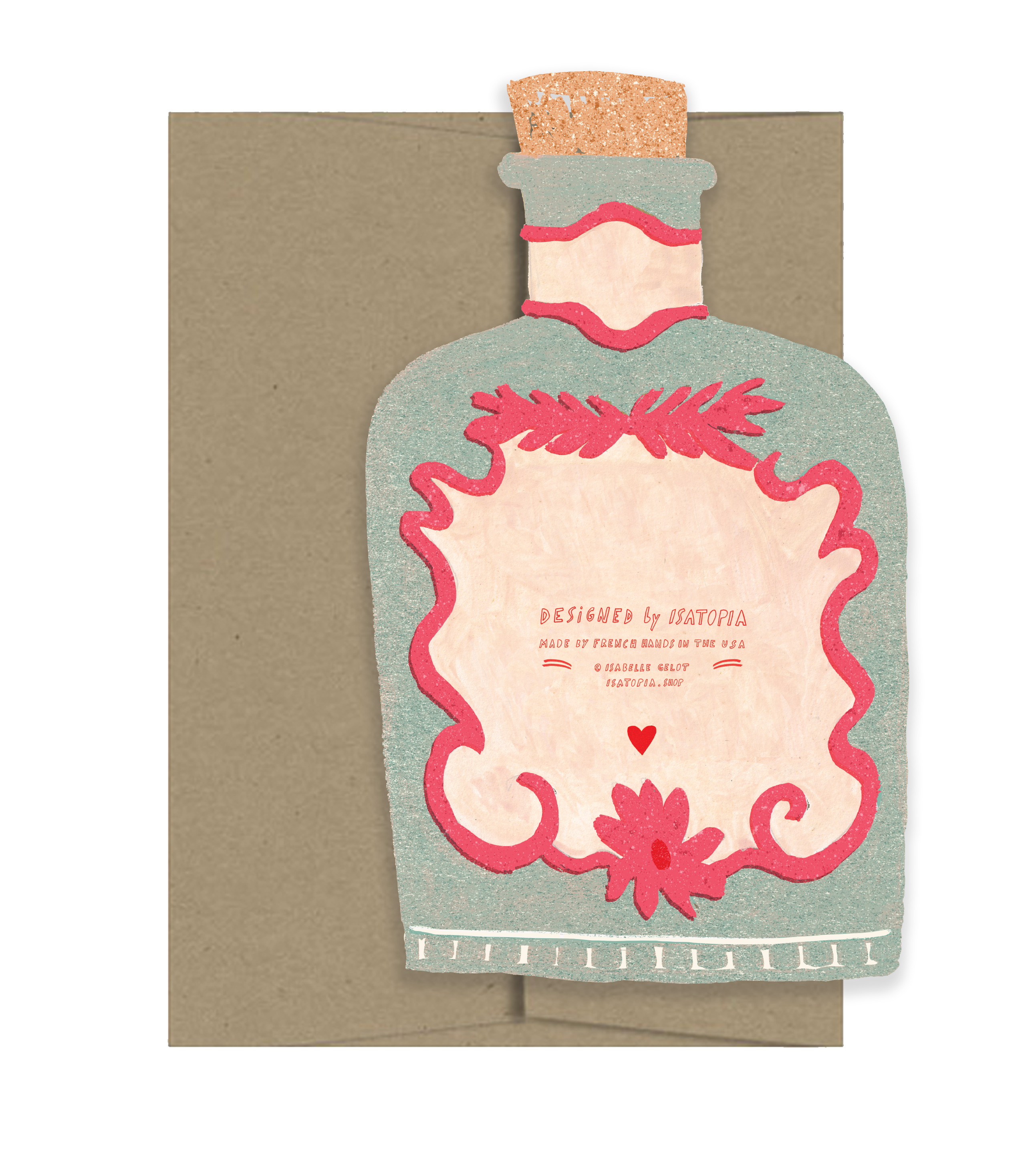 Love Potion Greeting Card by Istatopia