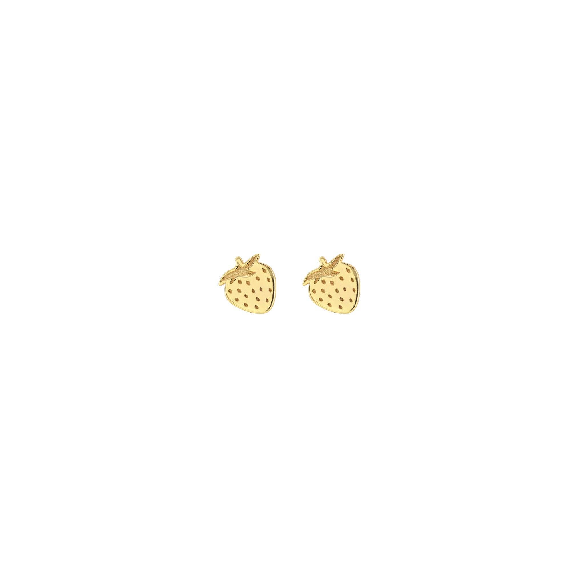 Strawberry Stud Earrings by Kris Nations