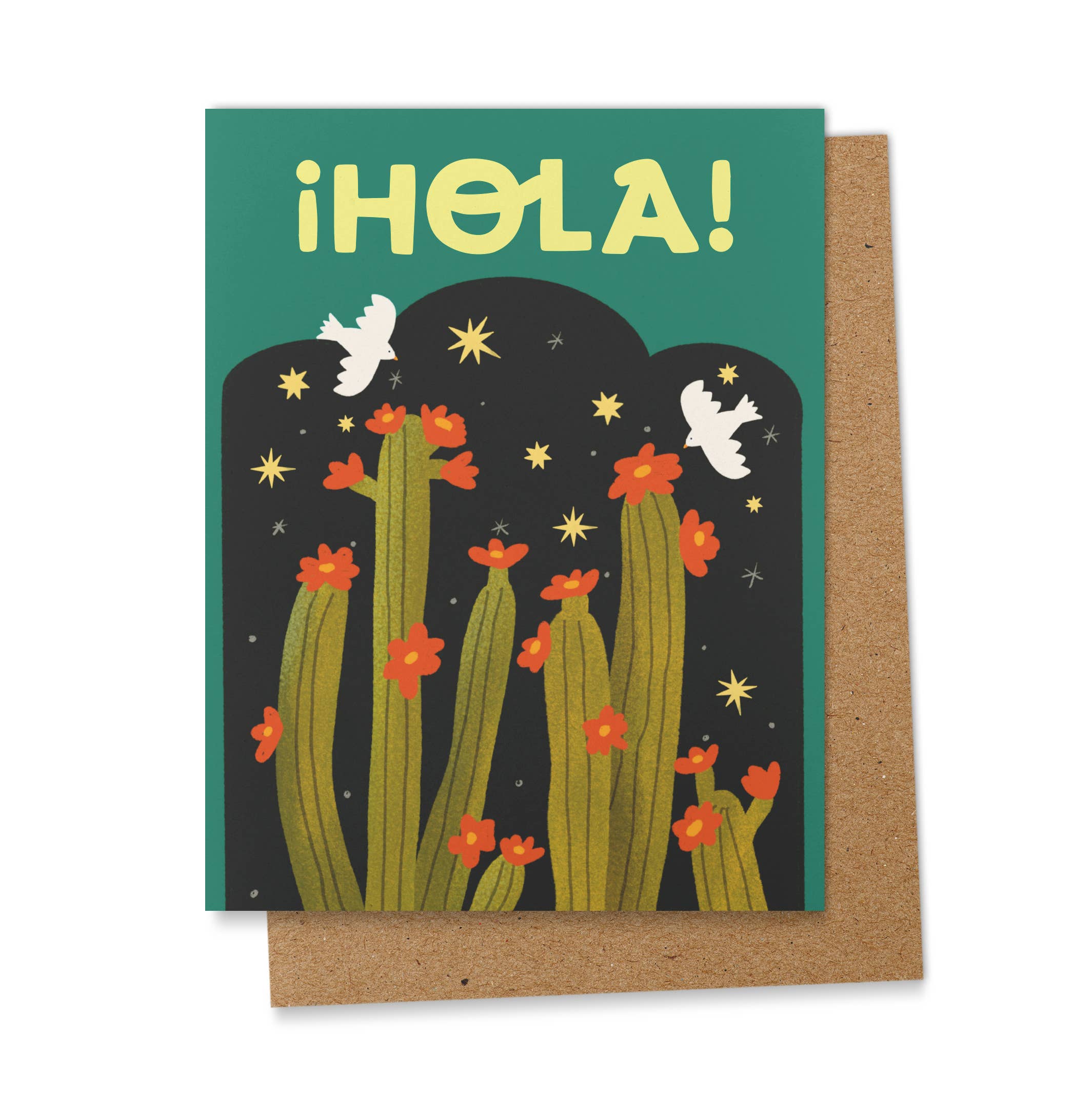Hola! Greeting Card by Ana Peake