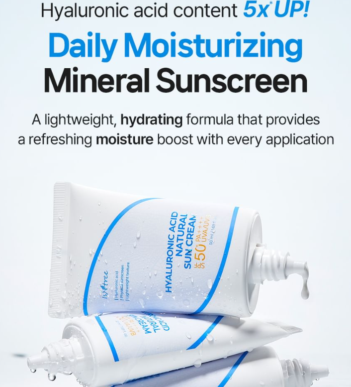 Isntree Hyaluronic Acid Natural Suncream SPF50 PA++++