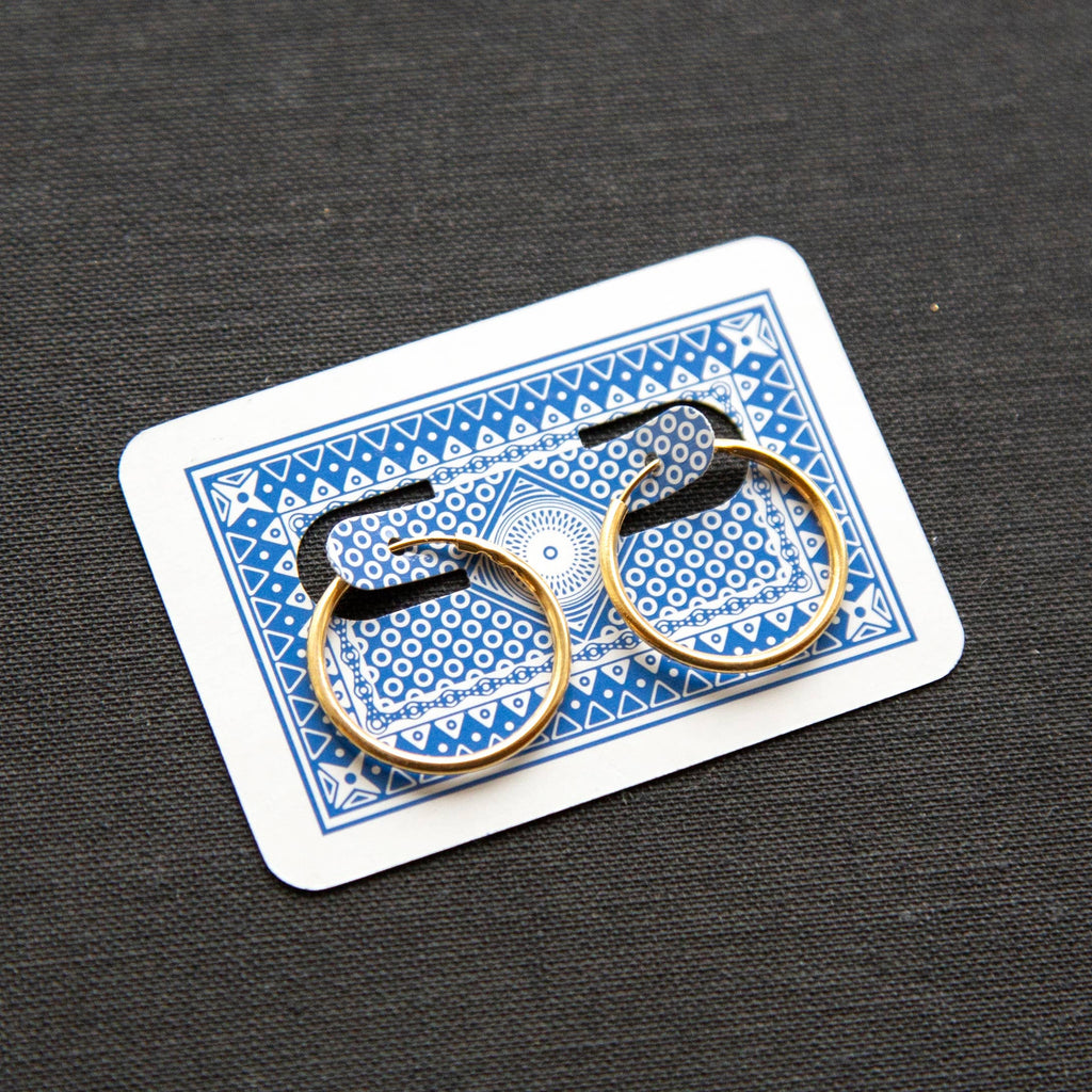 Vintage Endless Hoops: Gold Plated by Kindred Objects