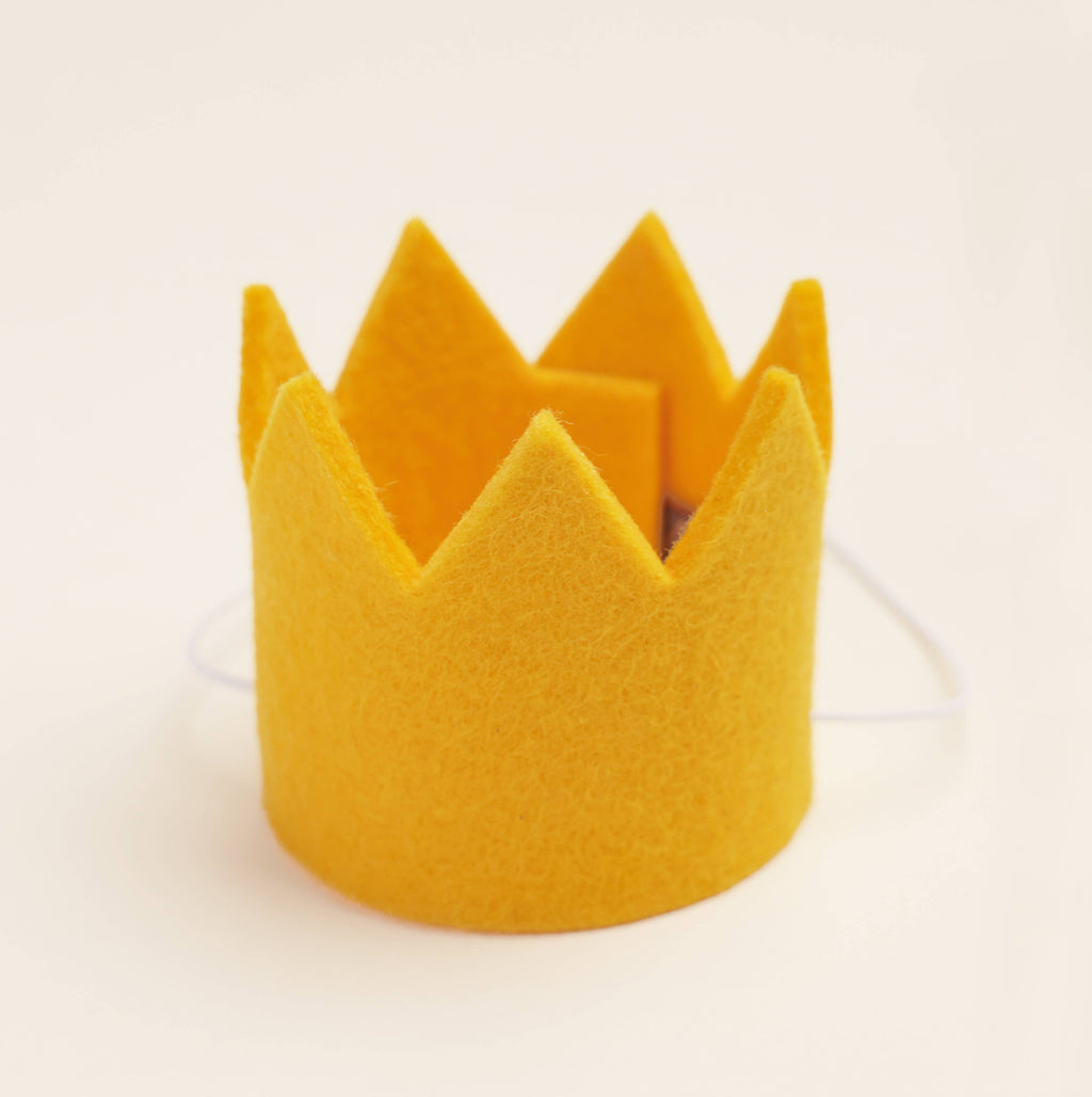 Yellow "Party Beast" Dog Crown