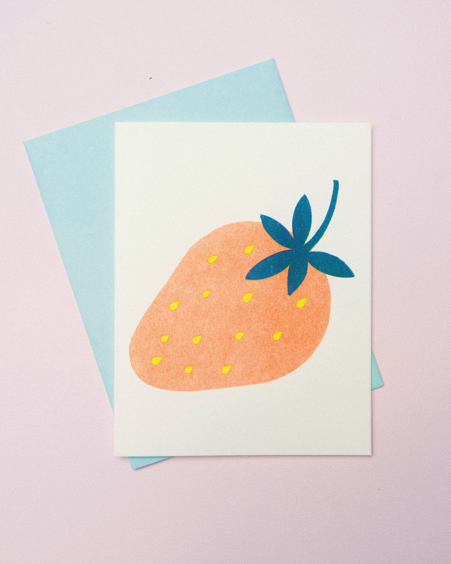 Strawberry Greeting Card by Studio Claudia