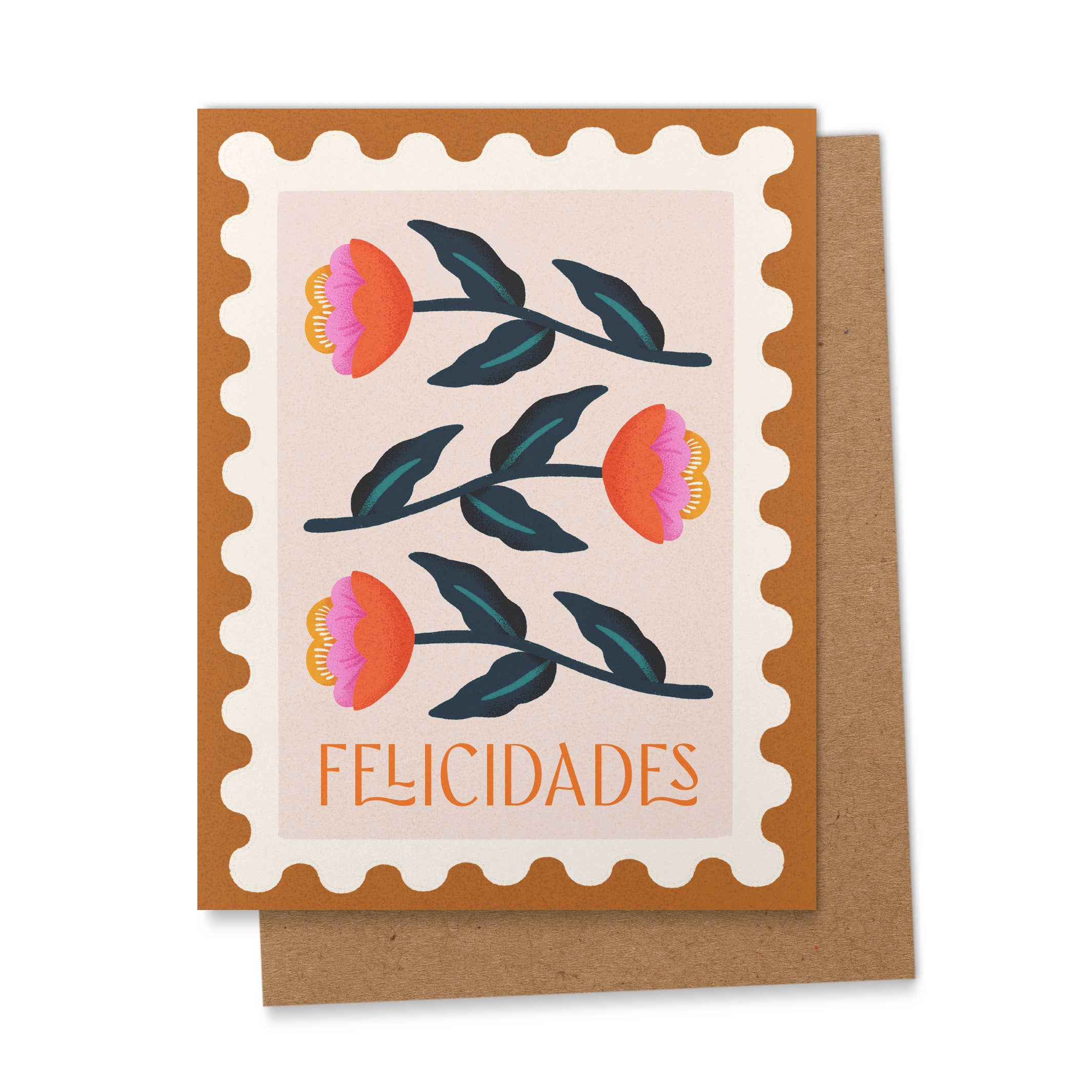 Felicidades Flores Greeting Card by Ana Peake