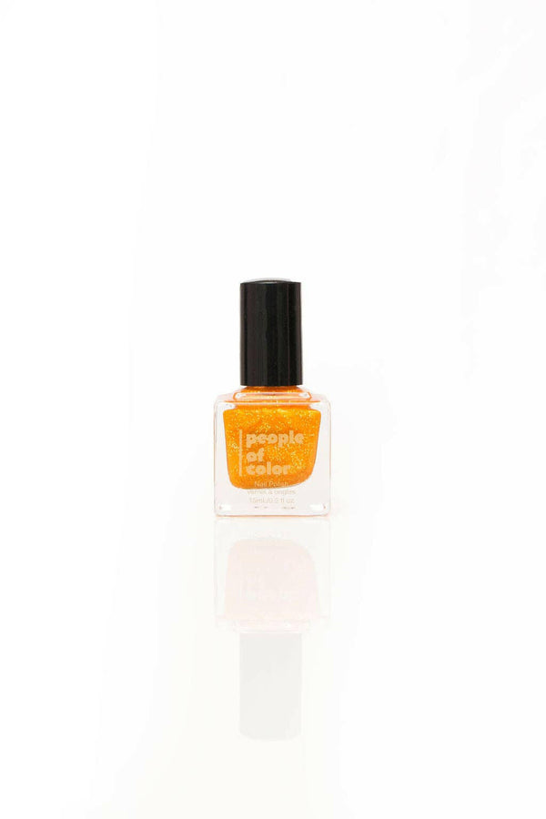 Sunset Dark Orange Nail Polish (Topaz) by People of Color.