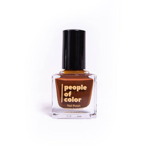 Glossy Hot Chocolate Nails Nail Polish (Brown Sugar Babe) by People of Color - Ruby's Old & New