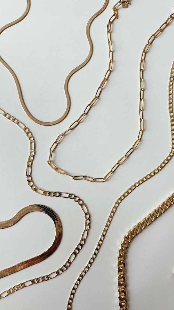 Gold-Filled Petite Chain Necklace.