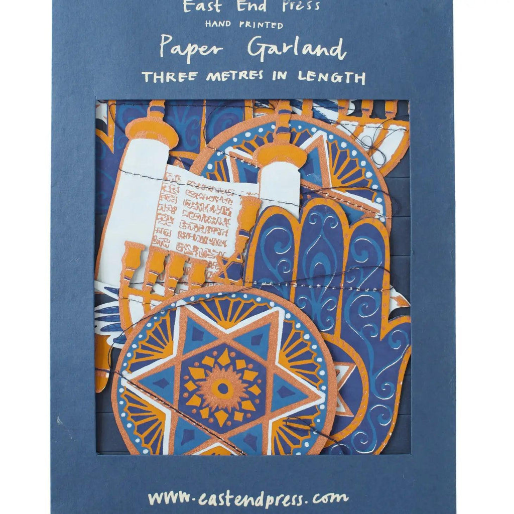 Handmade Hanukkah Garland.