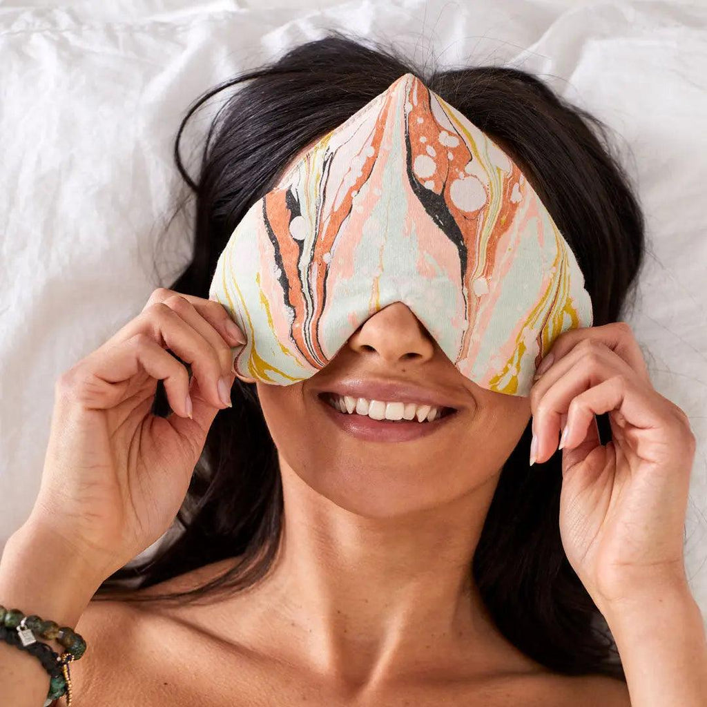 Handmade, Heart-Shaped Lavender Eye Pillows.