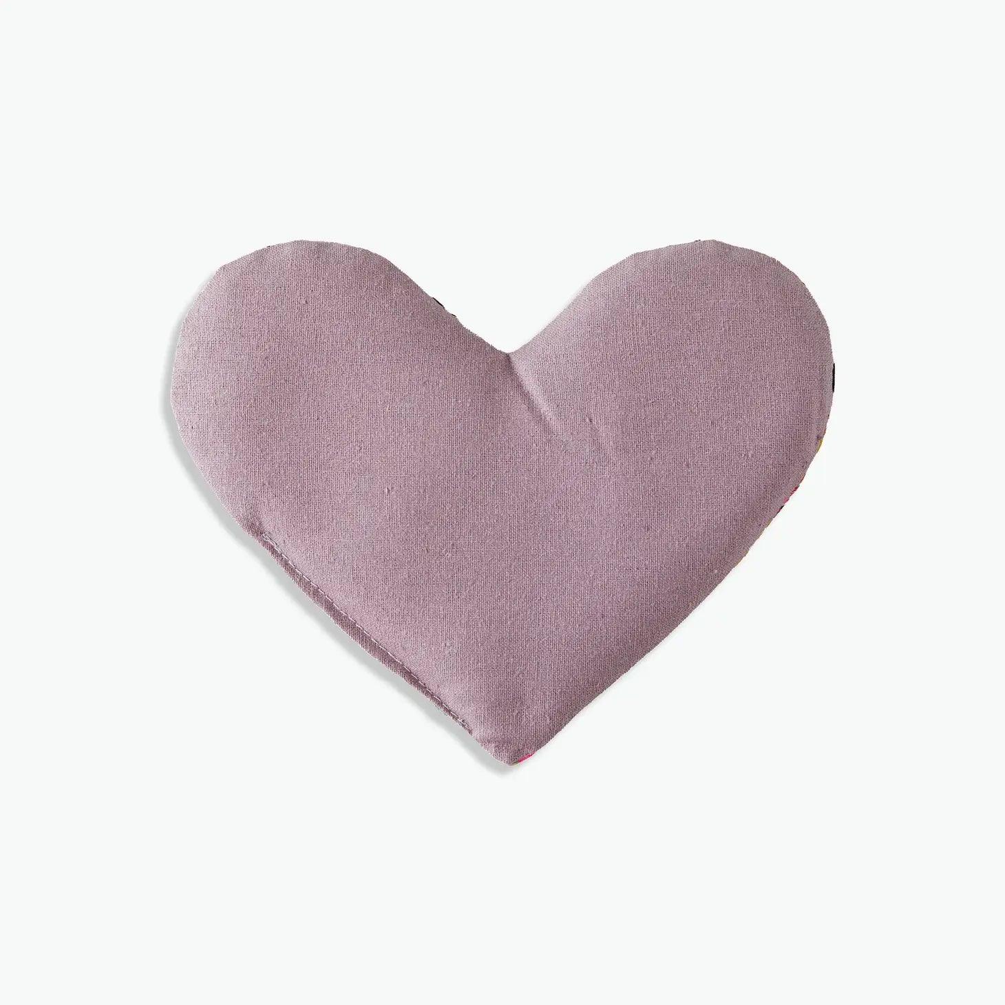 Handmade, Heart-Shaped Lavender Eye Pillows.