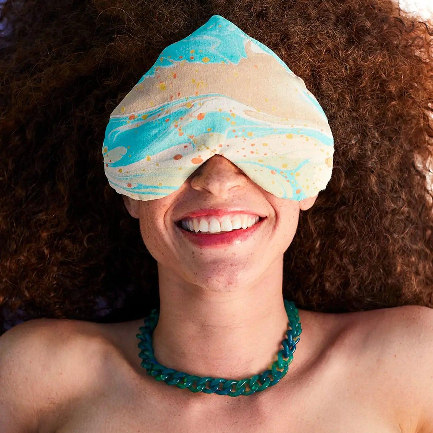 Handmade, Heart-Shaped Lavender Eye Pillows.