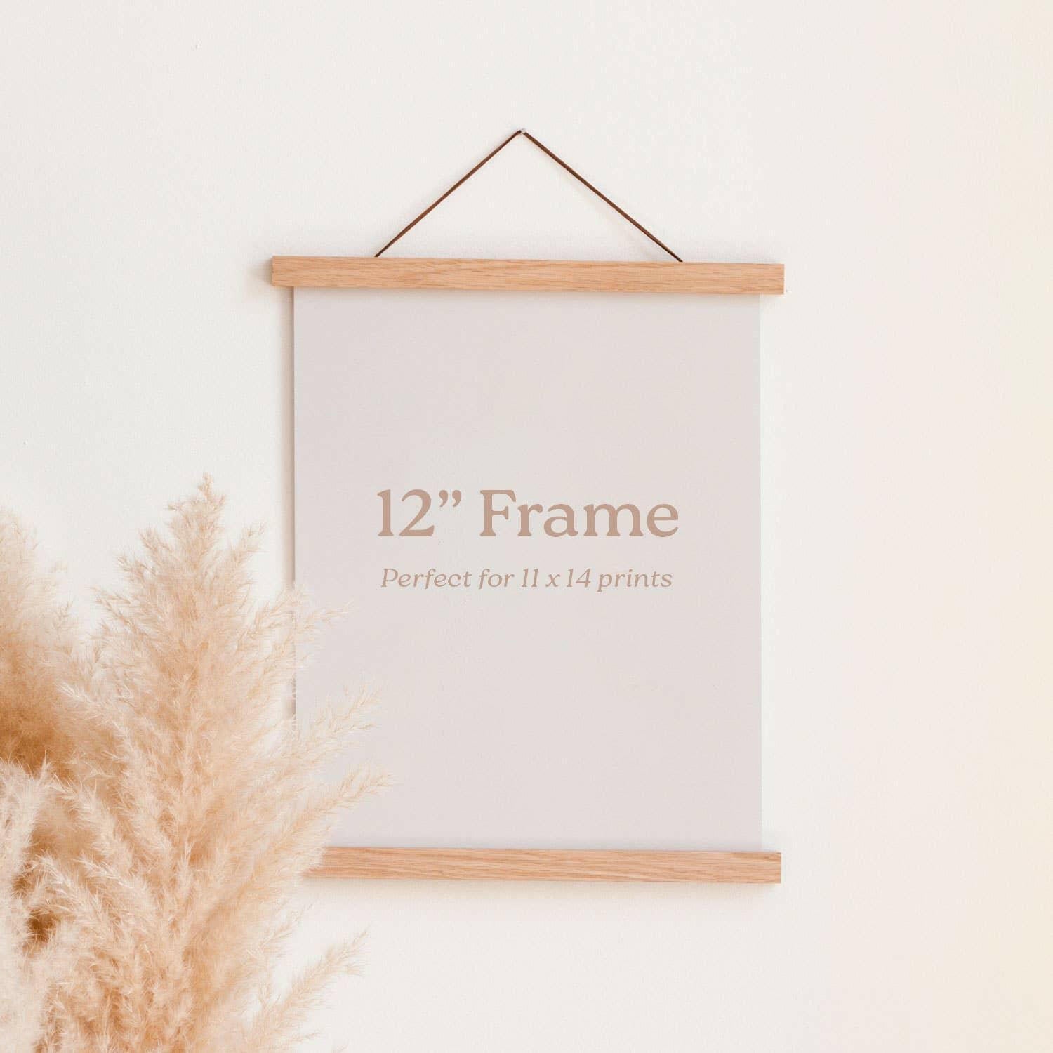 Handmade Magnetic Wood Print Frame.