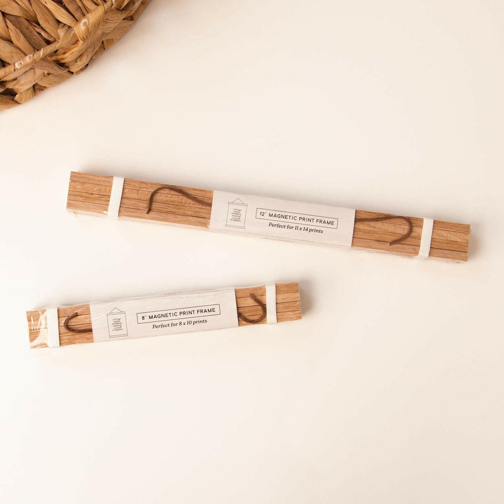 Handmade Magnetic Wood Print Frame.