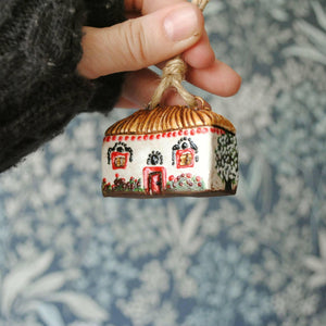 Handmade Miniature Ukrainian Clay Houses by HandyHappy.