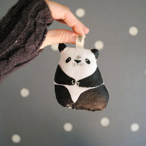 Handpainted Panda Ornament.